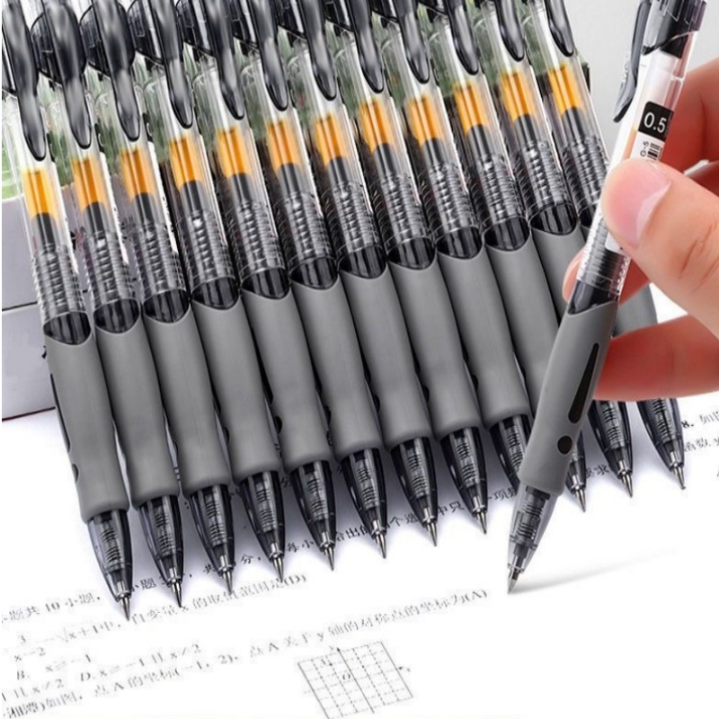 Stationery - 13/30-teiliges Set einziehbarer Gelstifte mit schwarzer/roter/blauer