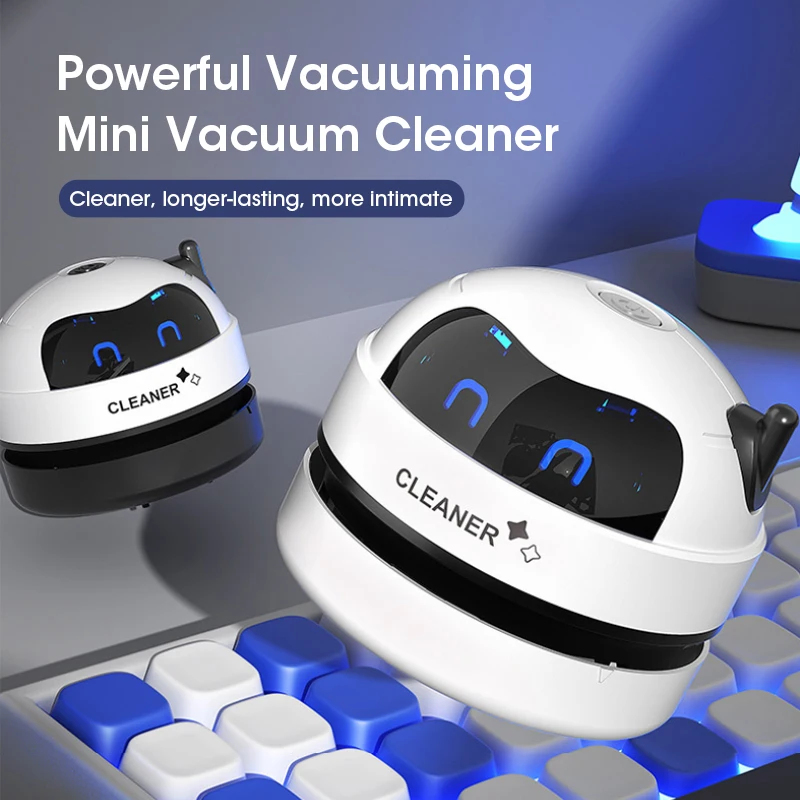 Mini Desktop Vacuum Cleaner For Eraser Dust - Mini-USB-Akku-Tischstaubsauger, tragbarer elektrischer Staubwischer für Tastatur,