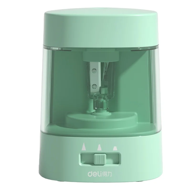 Electric Pencil Sharpener Usb - Deli VA3 Grüner USB-Akku, Dual-Drive, elektrischer