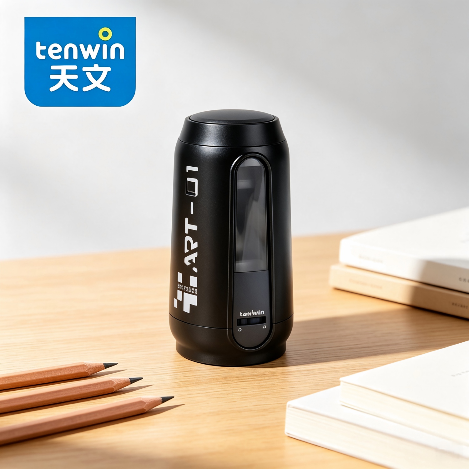 Electric Pencil Sharpener Usb - Tenwin Vollautomatischer Elektrischer Bleistiftspitzer, USB-C Wiederaufladbar,