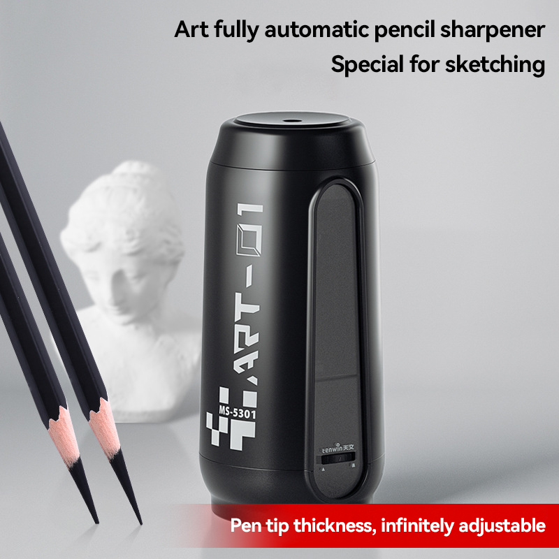 Electric Pencil Sharpener Usb - Vollautomatischer elektrischer Bleistiftspitzer, Spitze 1,2–1,6 mm,