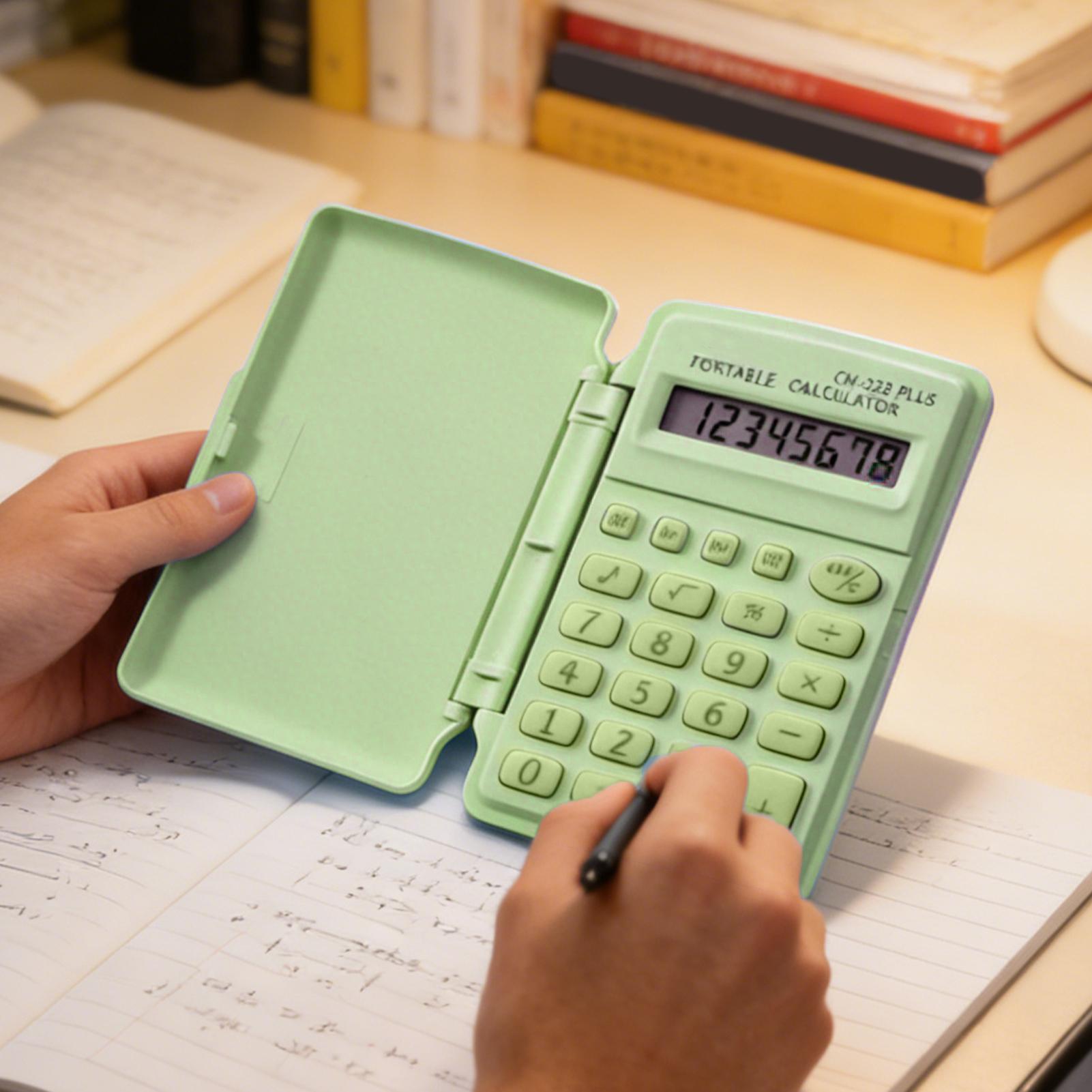 Scientific Calculator For Secondary School - Wissenschaftlicher Taschenrechner mit LCD-Notizblock, kleiner, niedlicher,