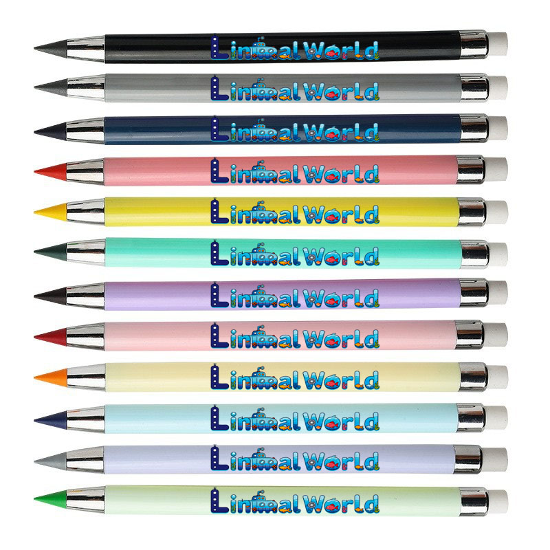 Writing Tools - 12-teilige Buntstifte mit Meereslebensmotiv, ewige Bleistifte,