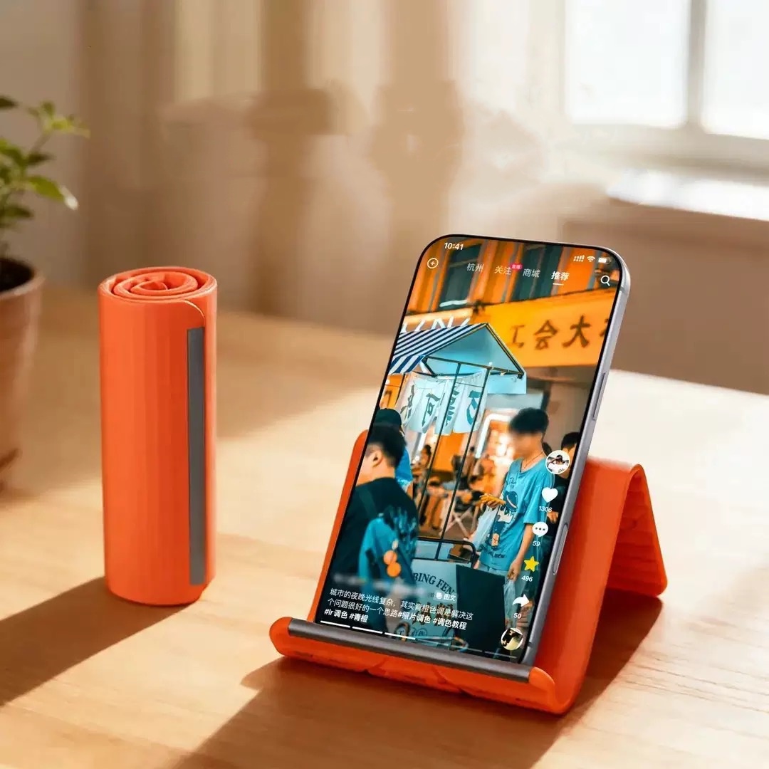 Desk Accessories - Flexibler Tragbarer Telefonständer aus Silikon für