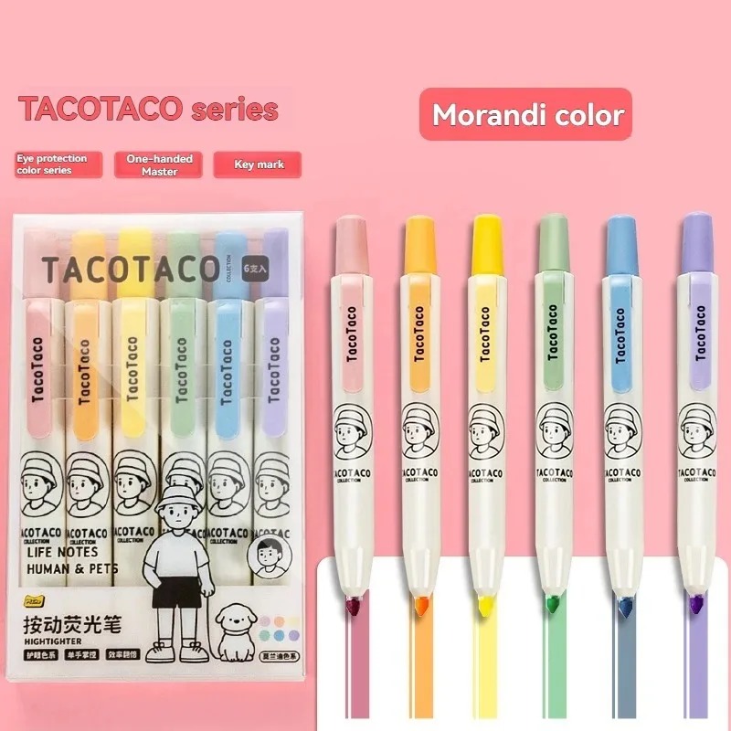 6 Stück/Set Pastellfarbene Mac – Pastel Highlighter Set Double Ended Bewertung und Preis