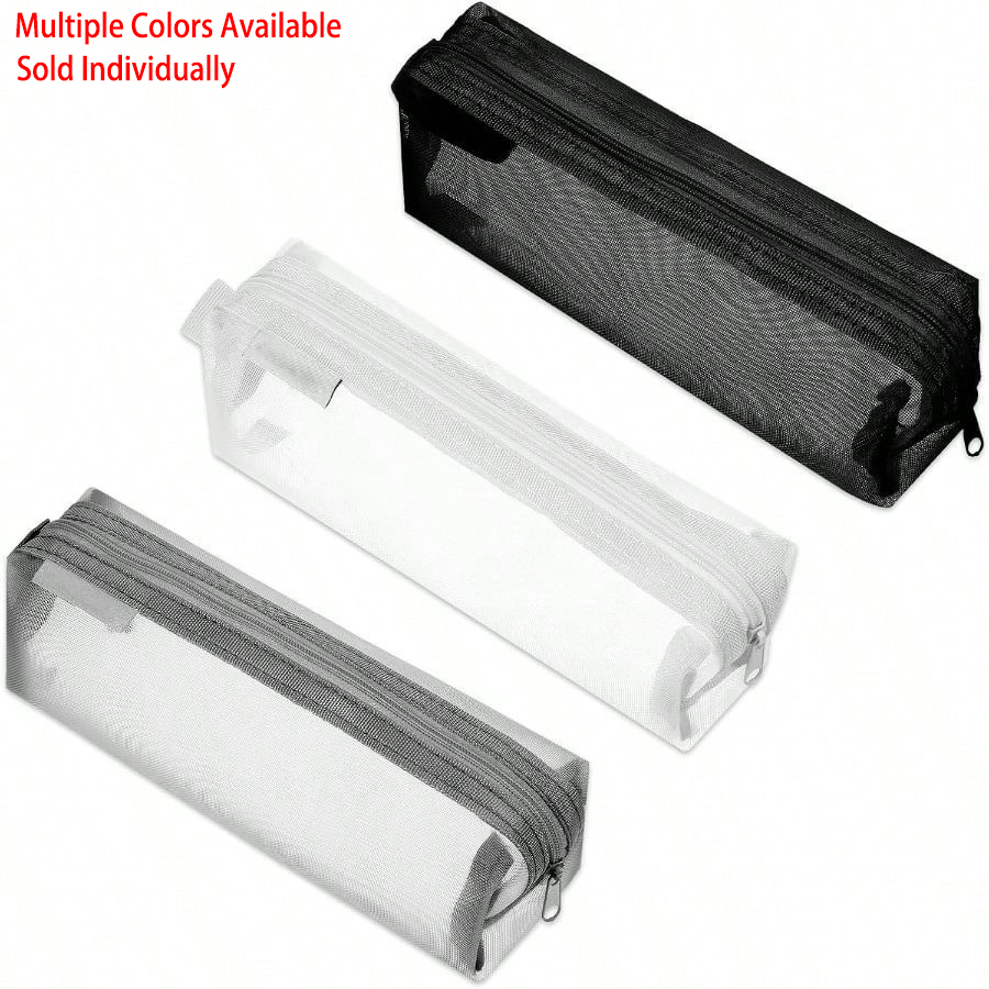 Transparentes Netz-Federmäppch – Clear Mesh Pencil Pouch For Exam Bewertung und Preis