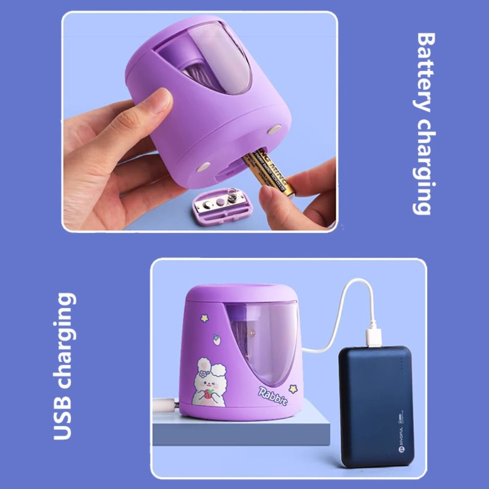 mit dekorativem Aufkleber, Bat – Electric Pencil Sharpener Usb Bewertung und Preis
