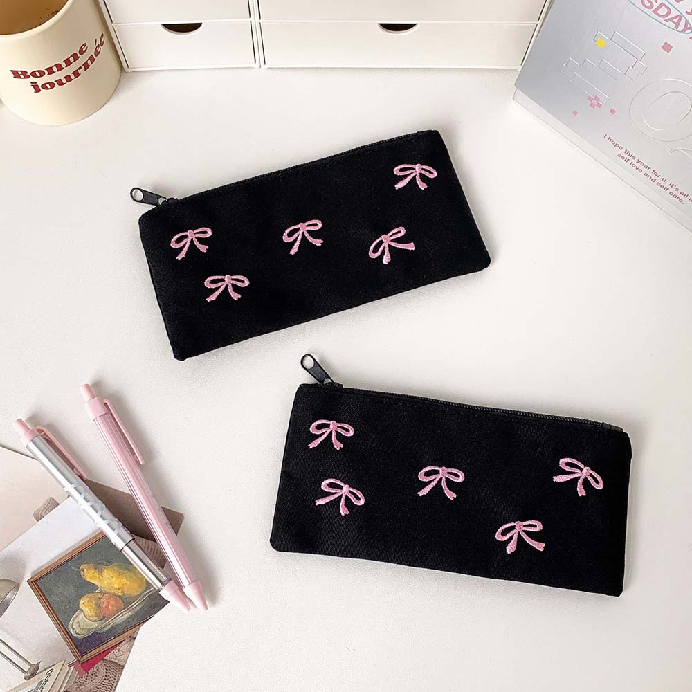 Bowknot Bogen Schreibwaren Tas – Aesthetic Large Pencil Case Pouch Bewertung und Preis