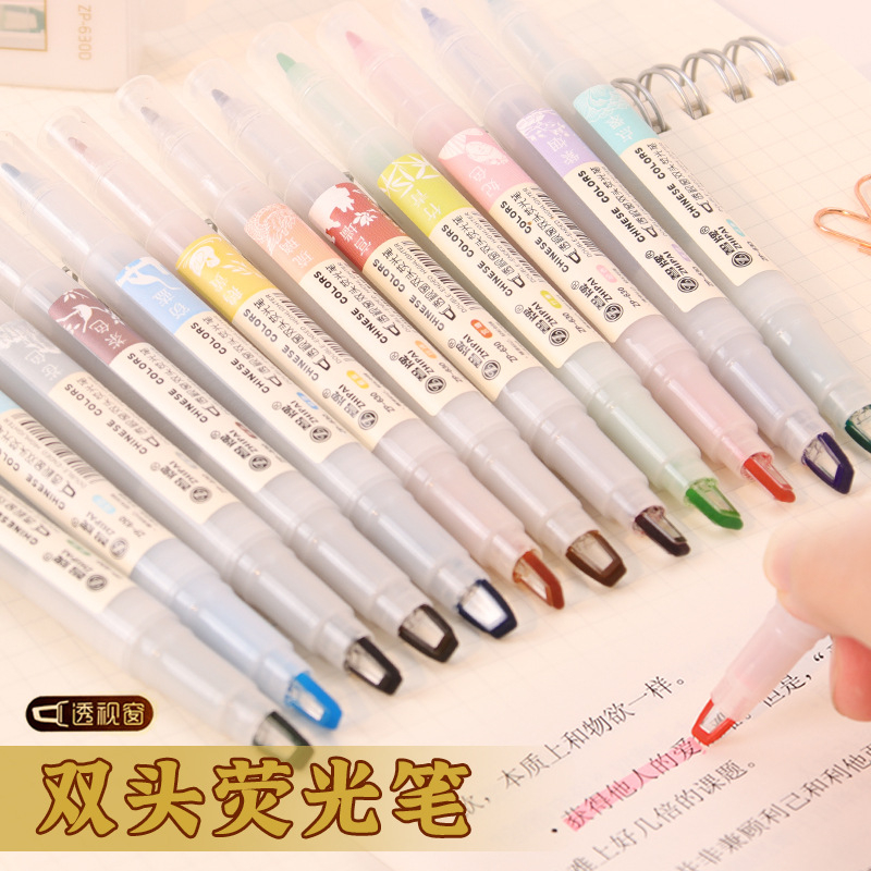 5 teile/satz Doppel Spitze Tex – Pastel Highlighter Set Double Ended Bewertung und Preis