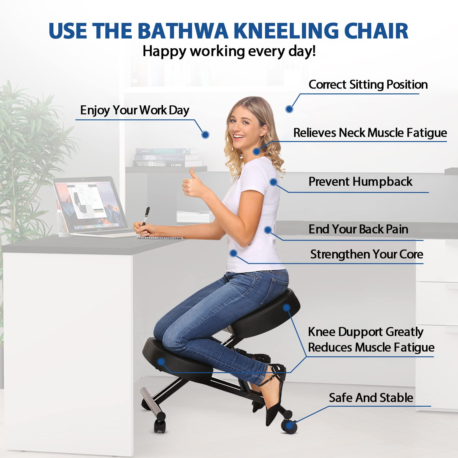 Ergonomischer Kniestuhl für Bü – Office Furniture Bewertung und Preis