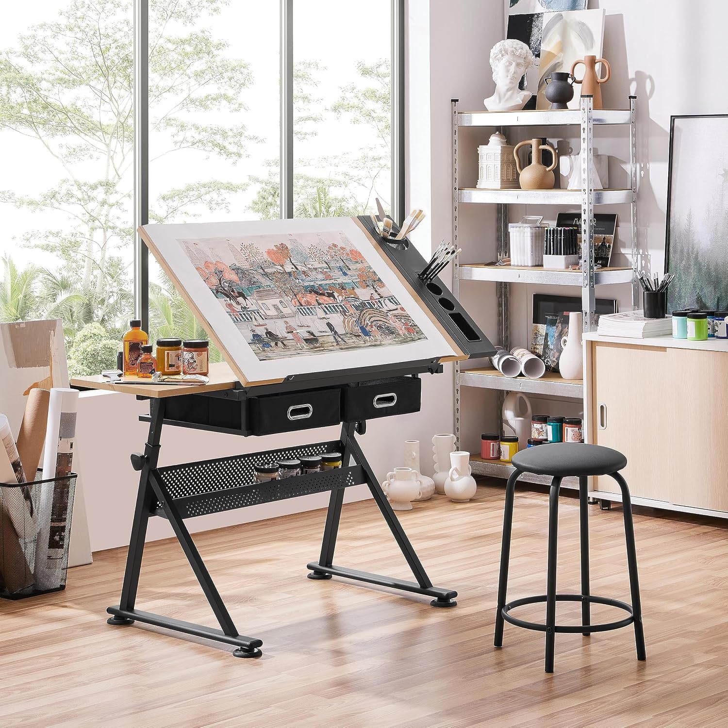 Verstellbarer Zeichentisch mit – Office Furniture Bewertung und Preis