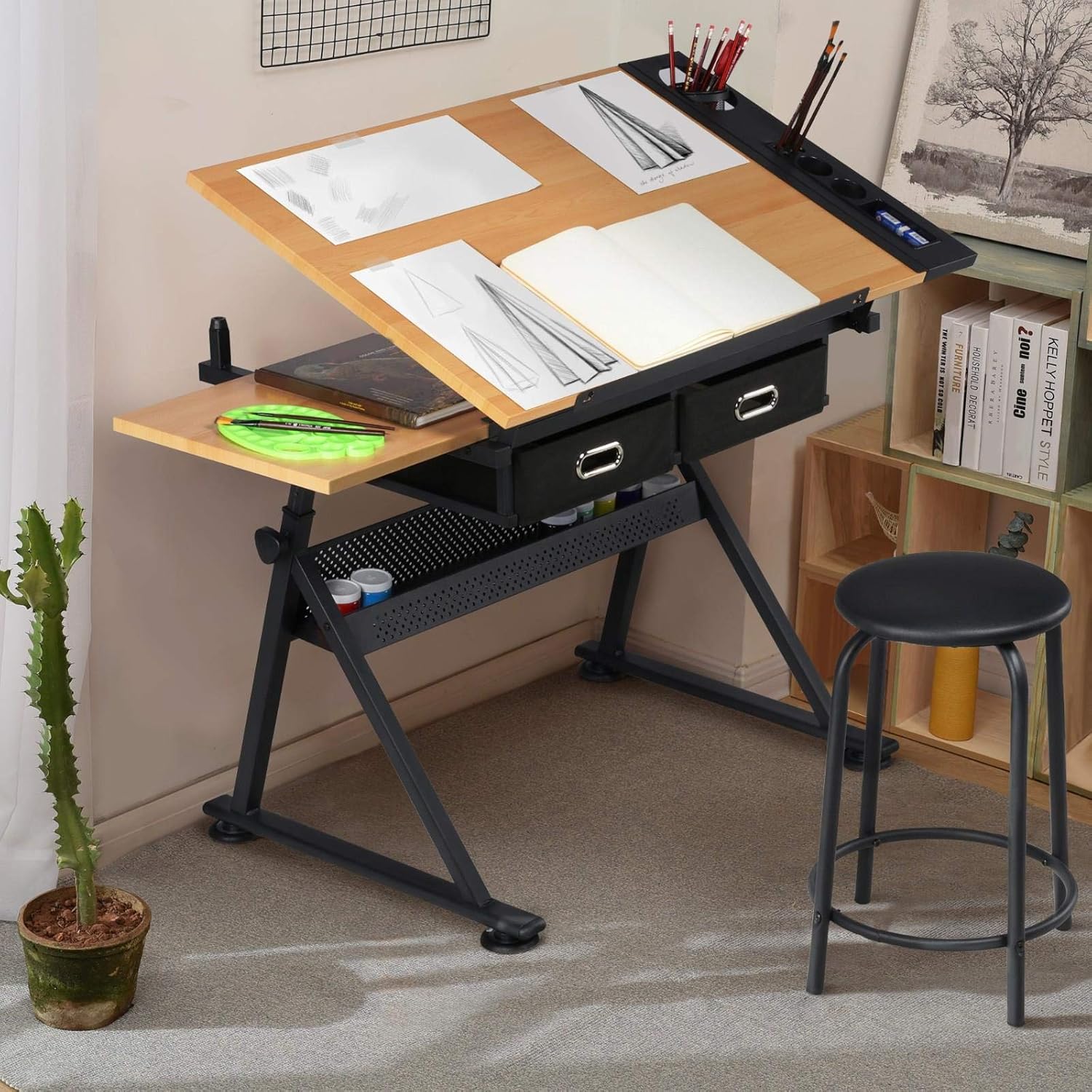 Verstellbarer Zeichentisch mit – Office Furniture Bewertung und Preis