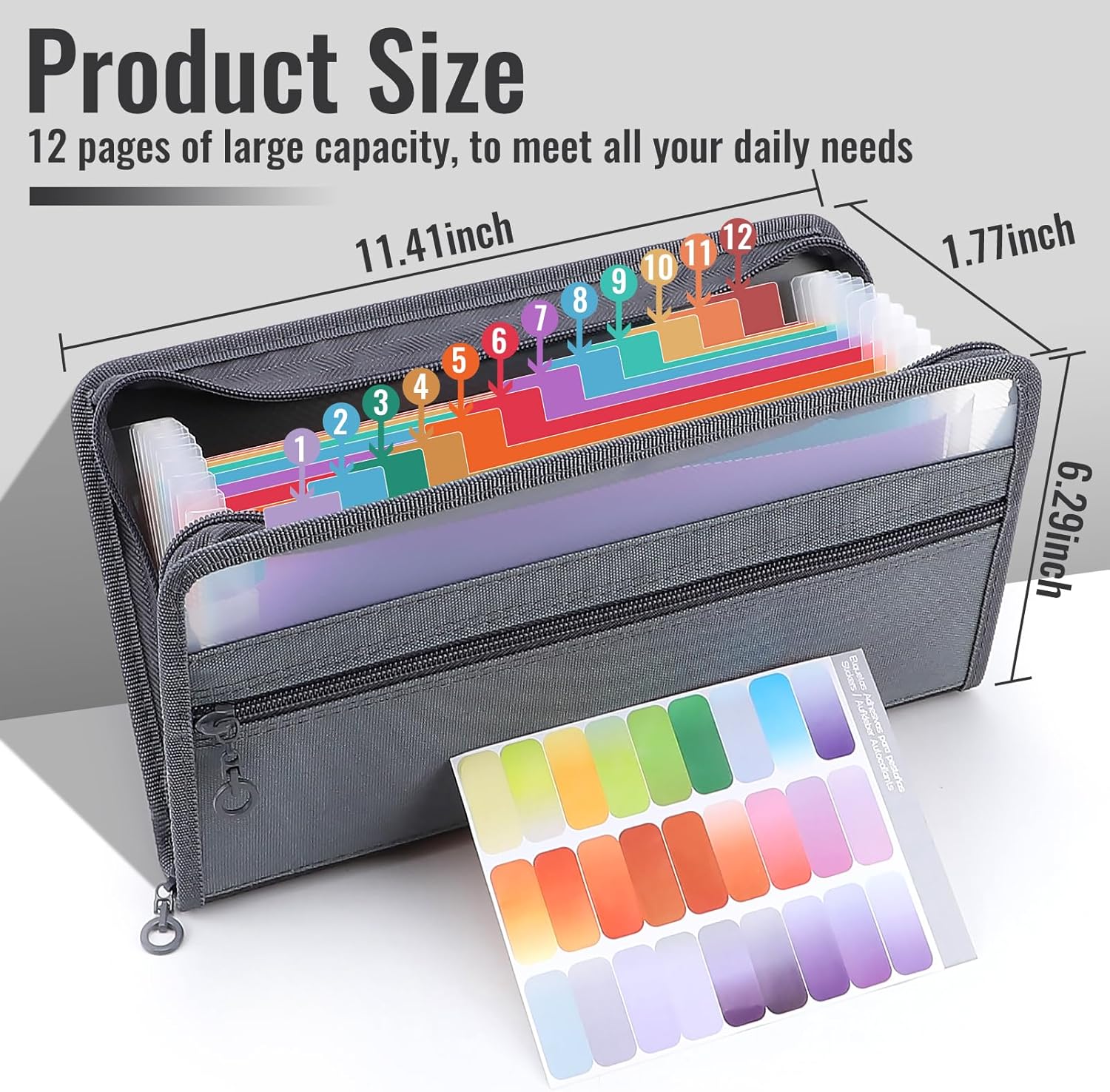 Kleiner Akkordeon-A6-Dateiordn – Expandable Accordion File Folder 13 Pockets Bewertung und Preis