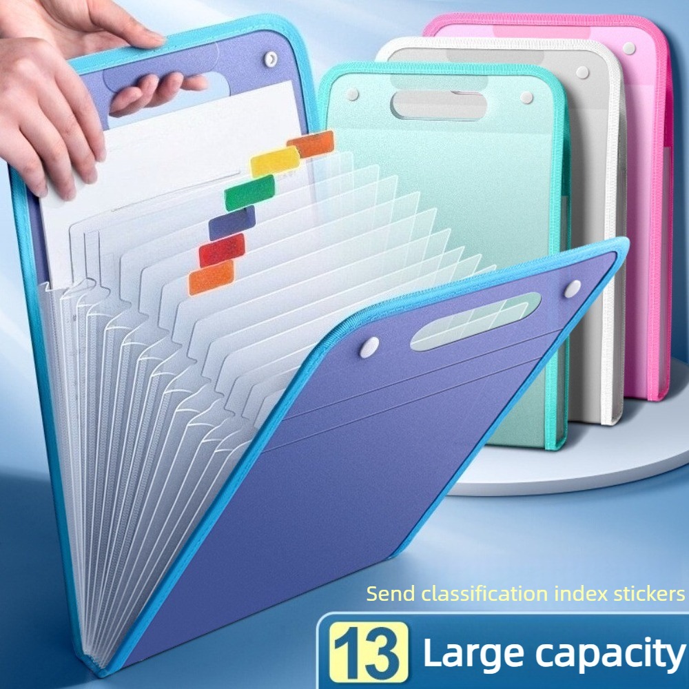 Transparente Akkordeon-Aktenma – Expandable Accordion File Folder 13 Pockets Bewertung und Preis