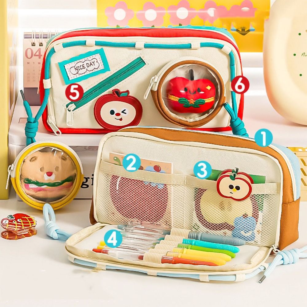 Große Kapazität Hamburger Fede – Aesthetic Large Pencil Case Pouch Bewertung und Preis