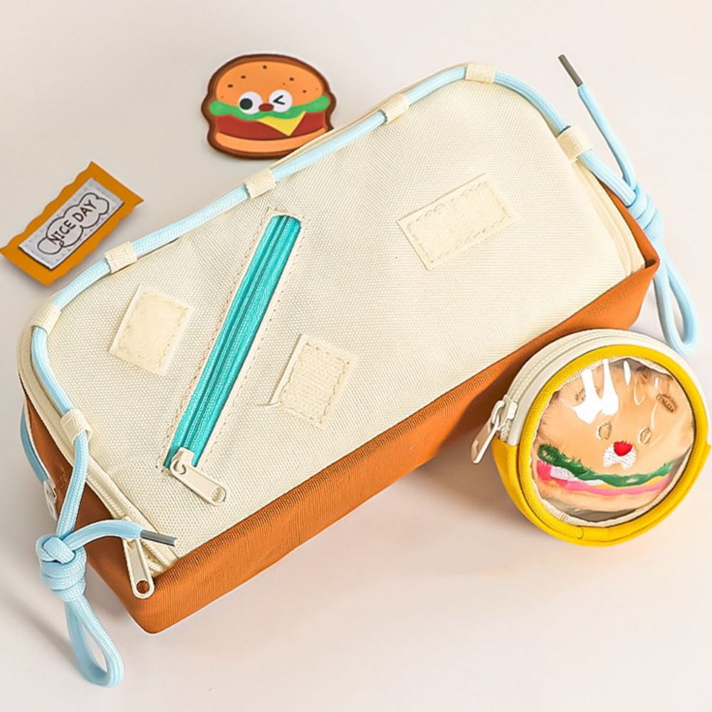 Große Kapazität Hamburger Fede – Aesthetic Large Pencil Case Pouch Bewertung und Preis
