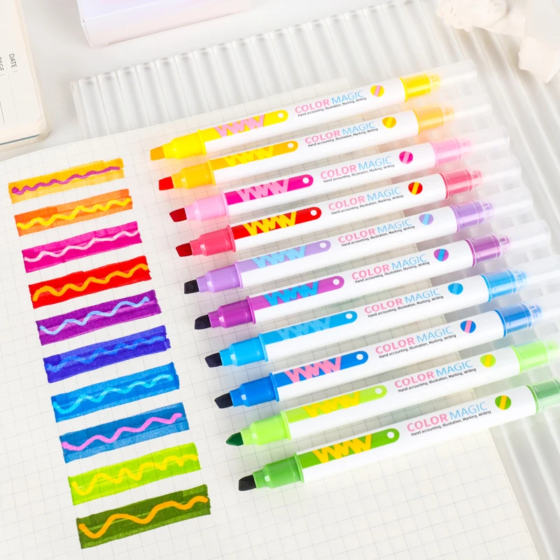 10-teiliges doppelseitiges mag – Pastel Highlighter Set Double Ended Bewertung und Preis
