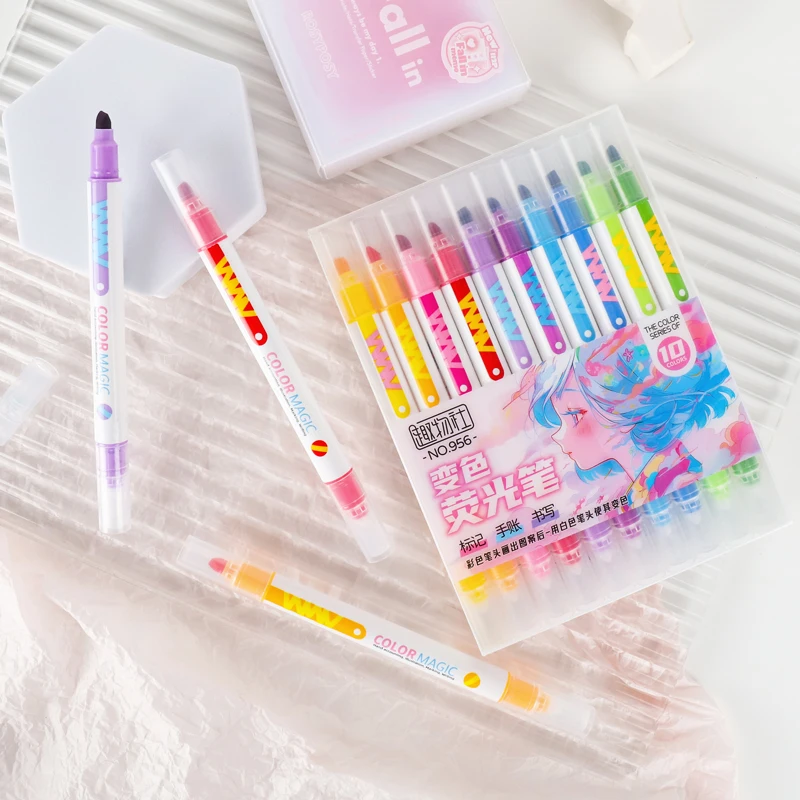 10-teiliges doppelseitiges mag – Pastel Highlighter Set Double Ended Bewertung und Preis