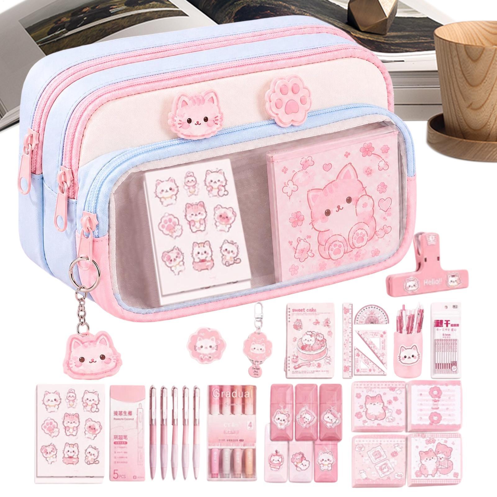 Federmäppchen mit großer Kapaz – Aesthetic Large Pencil Case Pouch Bewertung und Preis