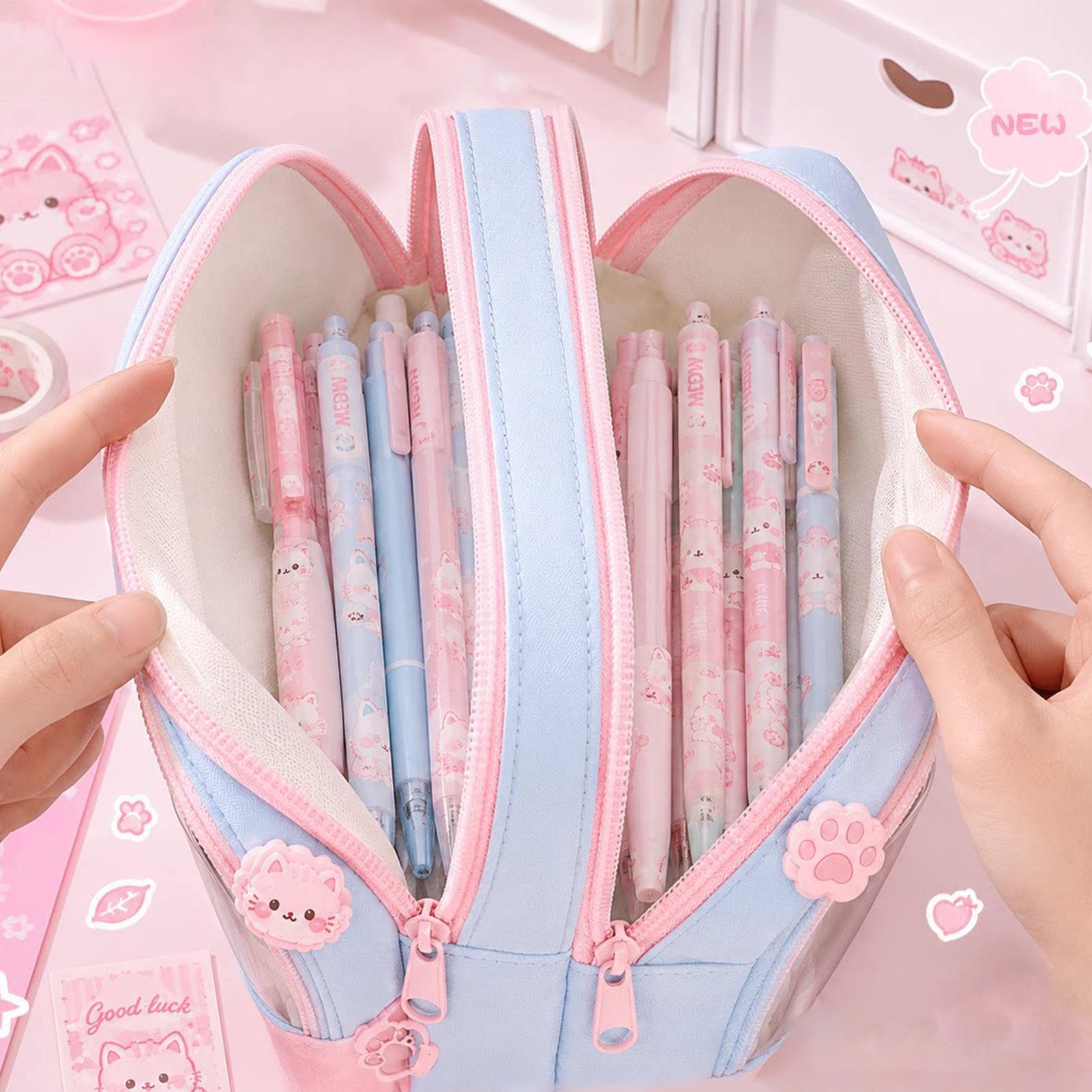 Federmäppchen mit großer Kapaz – Aesthetic Large Pencil Case Pouch Bewertung und Preis