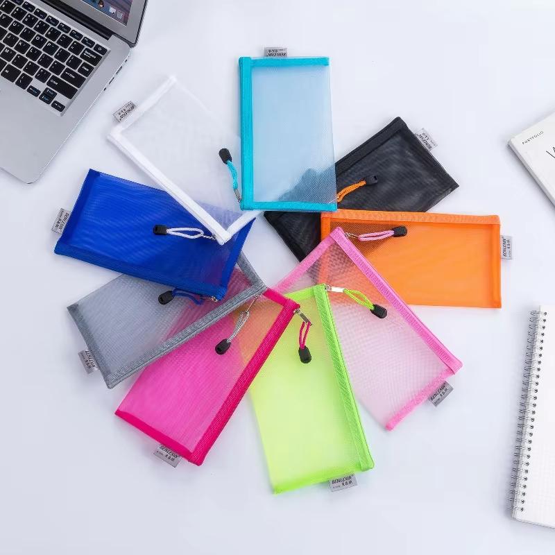 NEUE Langlebige Transparente N – Clear Mesh Pencil Pouch For Exam Bewertung und Preis