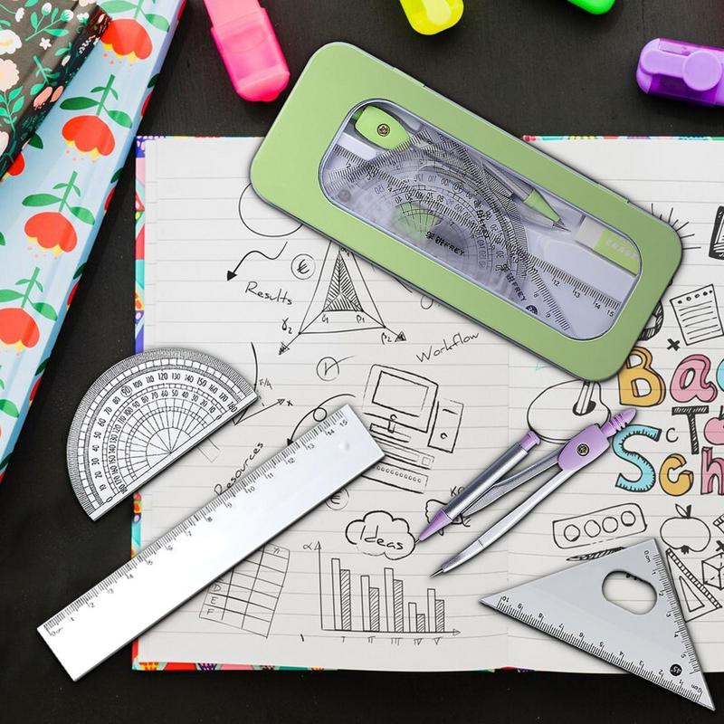 Winkelmesser und Kompass Set M – Math Geometry Set With Compass Bewertung und Preis