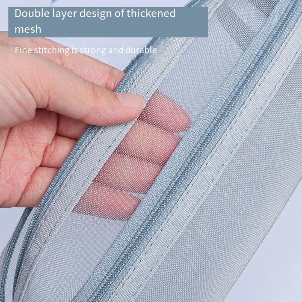 Großer Doppelschichtiger Netz- – Clear Mesh Pencil Pouch For Exam Bewertung und Preis