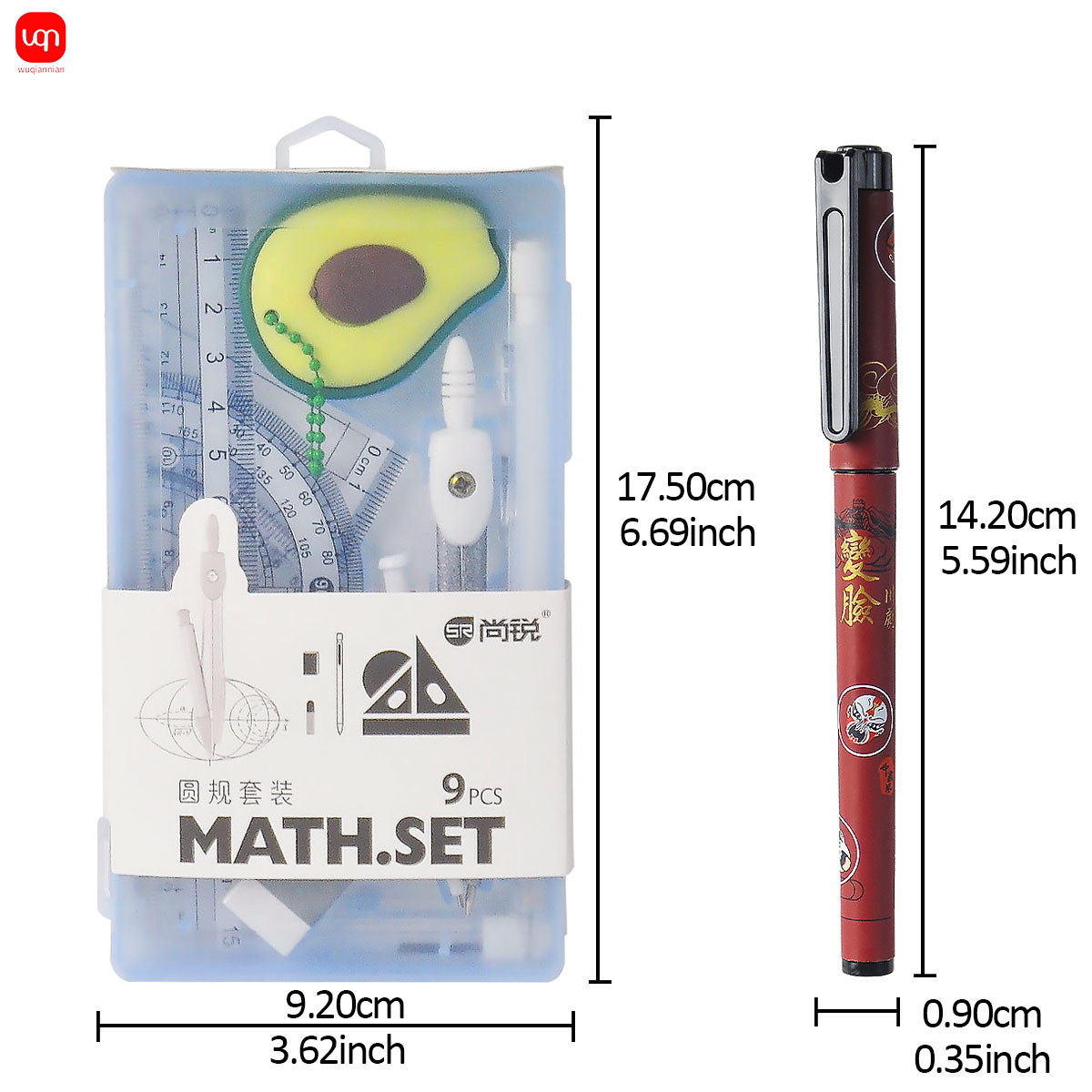 9-in-1 Schüler-Mathematik-Geom – Math Geometry Set With Compass Bewertung und Preis