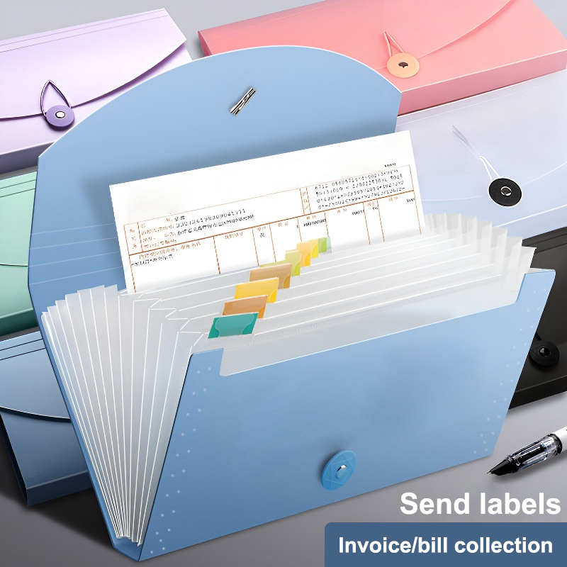 ✰ ✪ 13-Fach Erweiterbare Akten – Expandable Accordion File Folder 13 Pockets Bewertung und Preis