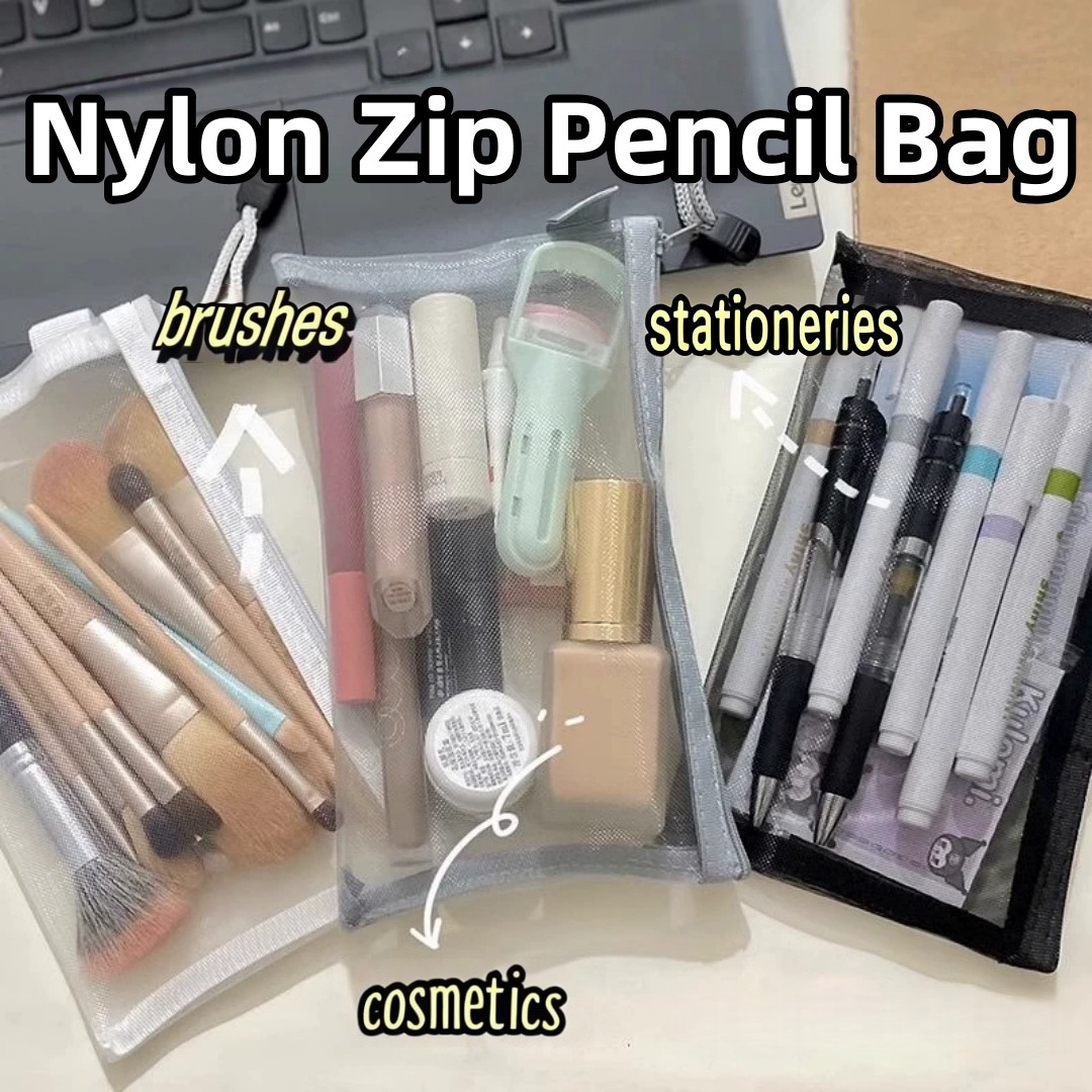 Tragbares Büro-Briefpapier-Beu – Clear Mesh Pencil Pouch For Exam Bewertung und Preis