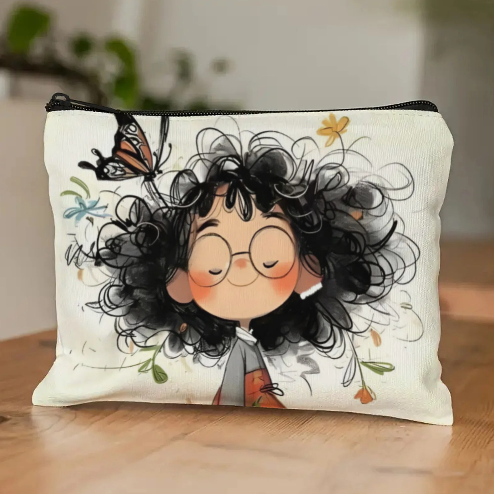 Cartoon Mädchen Make-up Tasche – Stationery Bewertung und Preis