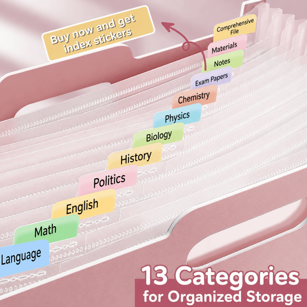 13-Fächer Erweiterbare Aktenma – Expandable Accordion File Folder 13 Pockets Bewertung und Preis