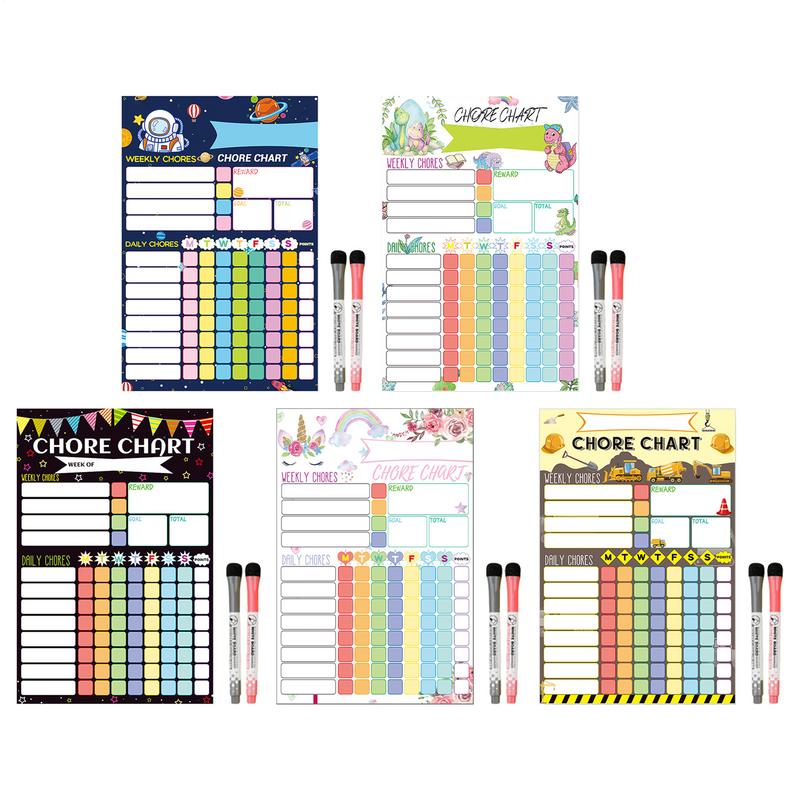 Magnetische Aufgabentabelle, w – Kids Magnetic Reward Chart Board Bewertung und Preis