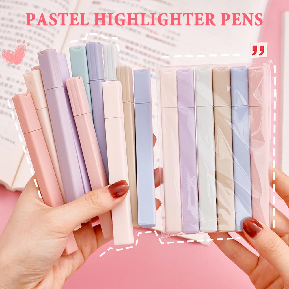 Bunte Textmarker, 6-teiliges P – Pastel Highlighter Set Double Ended Bewertung und Preis